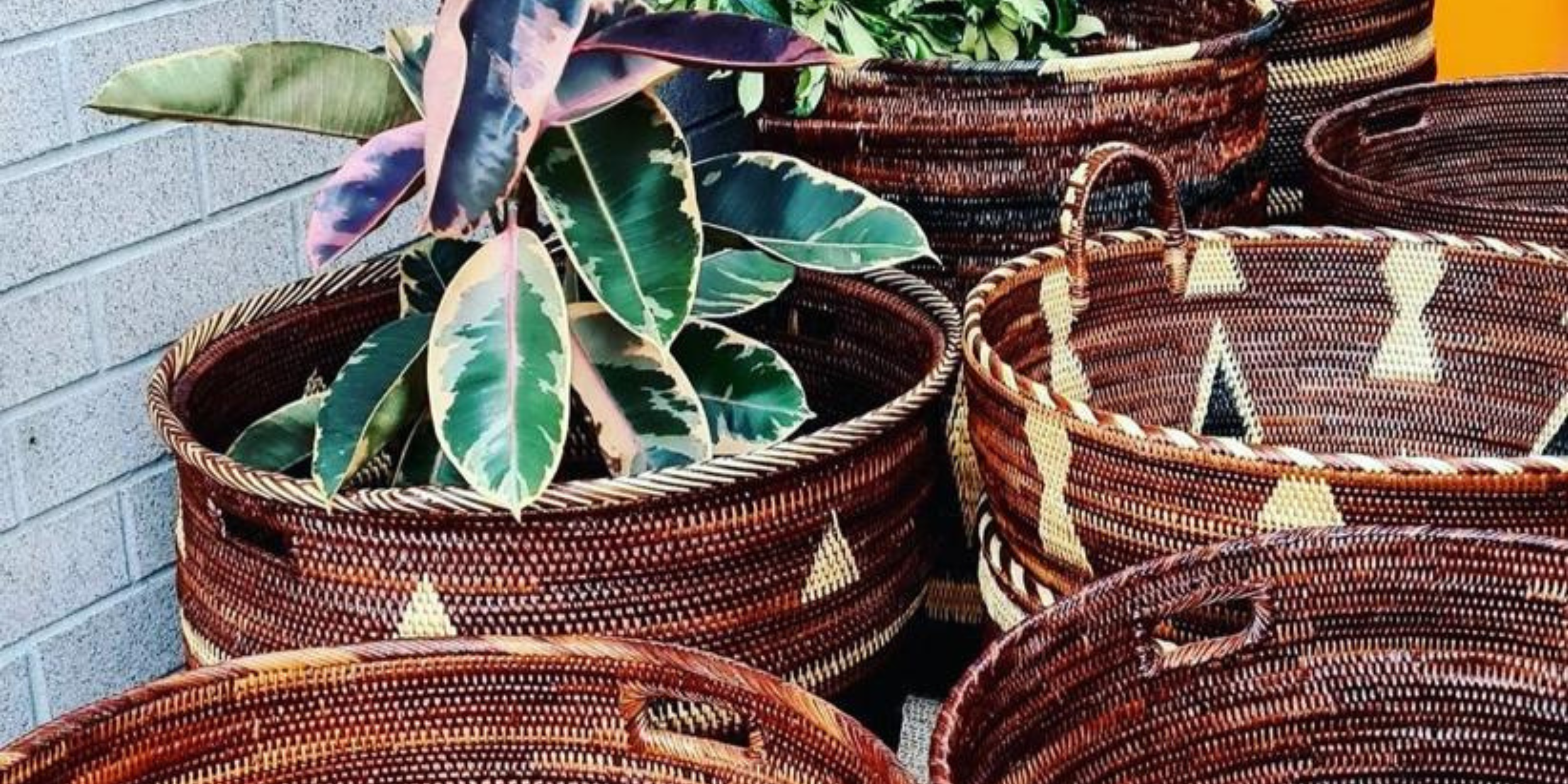 Natural Baskets and Woven Wares